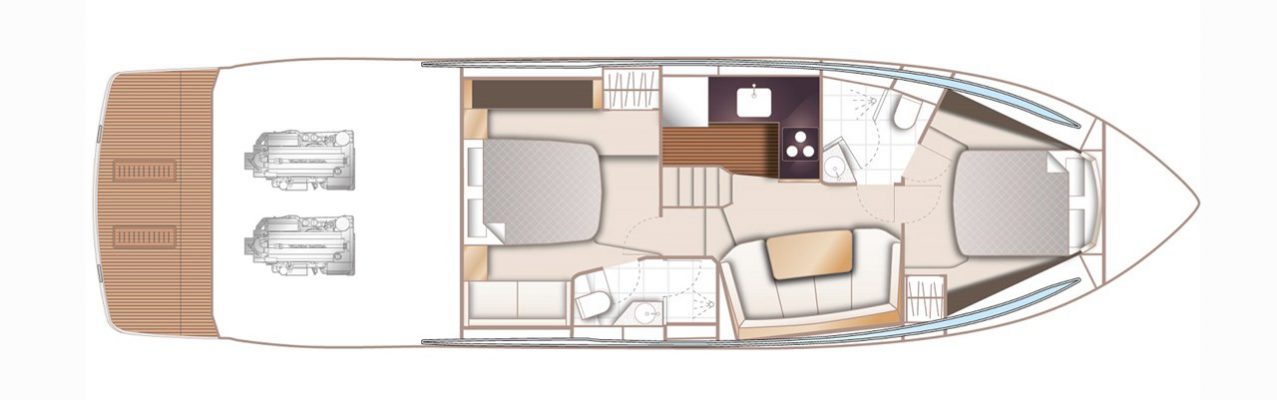 v50 open saloon lower deck web